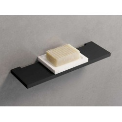 Soap material: Solid Surface Wall-mounted 12x9,7, color: White surface: Matt