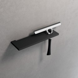 Shelve 45x9,7 material: Solid Surface, color: Black surface: Matt