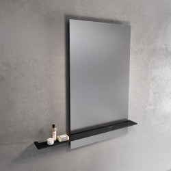 Shelf 85x12,5 material: Solid Surface surface: Matt, color: Black Shelves