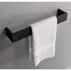 Towel 45x9x6 Fixed material: Solid Surface single, color: Black surface: Matt