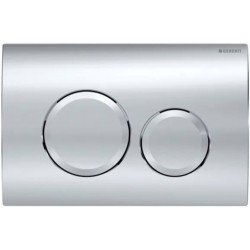 Πλακέτα εντοιχιζόμενου καζανακίου από ABS διπλής ενέργειας μηχανικά, χρώμα: Χρωμέ επιφάνεια: Γυαλιστερή Πλακέτες