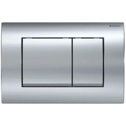 Πλακέτα εντοιχιζόμενου καζανακίου από ABS διπλής ενέργειας μηχανικά, χρώμα: Χρωμέ επιφάνεια: Γυαλιστερή Πλακέτες