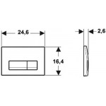 Flush wall plates for concealed cistern dual flush valve material: ABS Mechanical with string, color: Chrome surface: Glossy Flush plates Flush wall plates for concealed cistern dual flush valve material: ABS Mechanical with string, color: Chrome surface: Glossy Flush plates