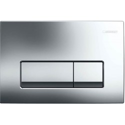 Πλακέτα εντοιχιζόμενου καζανακίου από ABS διπλής ενέργειας μηχανικά, χρώμα: Χρωμέ επιφάνεια: Γυαλιστερή Πλακέτες