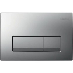 Flush wall plates for concealed cistern dual flush valve material: ABS Mechanical with string, color: Chrome surface: Matt Flush plates