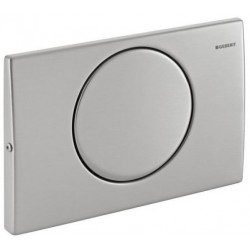 Flush wall plates for concealed cistern material: Inox Mechanical with string single flush valve, color: Chrome surface: Brushed Flush plates