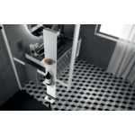 Sponge box material: Solid Brass Hanging Single, color: White surface: Matt Shower baskets Sponge box material: Solid Brass Hanging Single, color: White surface: Matt Shower baskets