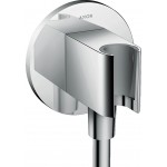 Shower holder Fixed With Outlet elbow material: Brass, color: Chrome surface: Glossy Shower holders