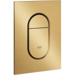 Flush wall plates for concealed cistern brushed cool sunrise dual flush valve material: ABS Pneumatic, color: Gold surface: Brushed Flush plates