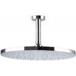 Κεφαλή ντους οροφής 20x20 από ABS 1 ροής & βραχίονα 10cm, χρώμα: Χρωμέ επιφάνεια: Γυαλιστερή Κεφαλές ντους