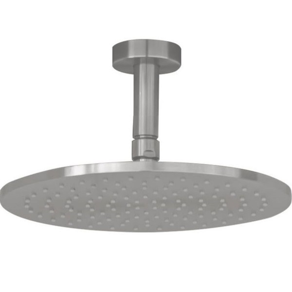 Shower head Ceiling-mounted 25x25 material: Inox, style: 1 spray, color: Chrome surface: Brushed Overhead showers Shower head Ceiling-mounted 25x25 material: Inox, style: 1 spray, color: Chrome surface: Brushed Overhead showers