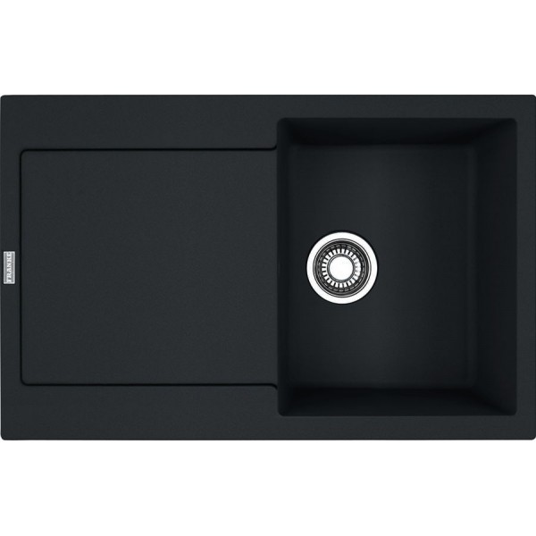 Sink Granite 78x50 left / right nested 1 bowl, color: Black Granite Sink Granite 78x50 left / right nested 1 bowl, color: Black Granite