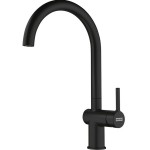 Kitchen tap Deck-mounted material: Brass J-Spout, color: Black surface: Matt Deck-mounted Kitchen tap Deck-mounted material: Brass J-Spout, color: Black surface: Matt Deck-mounted