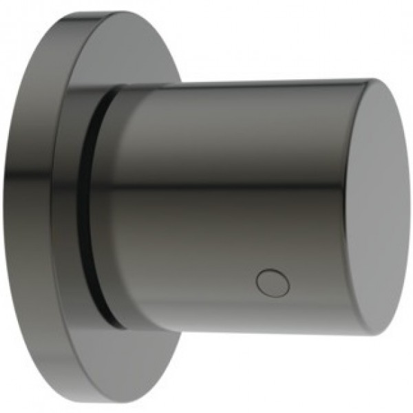 Diverter for concealed shower tap Wall-mounted - external part magnetic grey material: Brass 3 way, color: Grey surface: Brushed Diverters - external part Diverter for concealed shower tap Wall-mounted - external part magnetic grey material: Brass 3 way, color: Grey surface: Brushed Diverters - external part