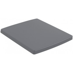 Toilet-seat soft closing, style: Wrapover, quick realise, graphite, color: Grey Toilet seats & covers