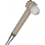 Shower head 2 jets, color: Grey surface: Matt Hand showers