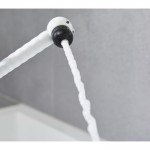 Shower head 2 jets, color: White surface: Matt Hand showers