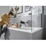 Shower head 2 jets, color: White surface: Matt Hand showers