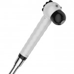 Shower head 2 jets, color: White surface: Matt Hand showers