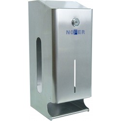 Paper toweling 28x11,8x13,1, stainless steel material: Inox, color: Chrome surface: Brushed Kleenex dispensers