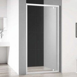 Καμπίνα ντουζιέρας ευθύγραμμη 80x185 6mm ανοιγόμενη επιφάνεια: Γυαλιστερή, χρώμα: Χρωμέ
