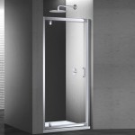 Shower enclosure Linear 100x185 6mm opening surface: Glossy, color: Chrome Linear