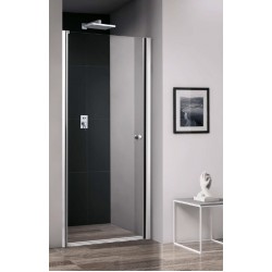 Καμπίνα ντουζιέρας ευθύγραμμη 90x190 6mm ανοιγόμενη επιφάνεια: Γυαλιστερή, χρώμα: Χρωμέ Ευθύγραμμες