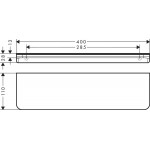 Shelve 40x11 material: Brass, color: Chrome surface: Glossy Shelves Shelve 40x11 material: Brass, color: Chrome surface: Glossy Shelves