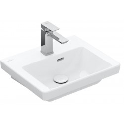 Washbasin for furniture 45x37 material: Porcelain With one hole With overflow, color: White surface: Glossy Furniture basins