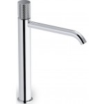 Wash basin tap Deck-mounted for free-standing washbasin material: Brass mixer With push-open waste set, color: Chrome surface: Glossy Deck-mounted