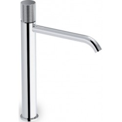 Wash basin tap Deck-mounted for free-standing washbasin material: Brass mixer With push-open waste set, color: Chrome surface: Glossy Deck-mounted