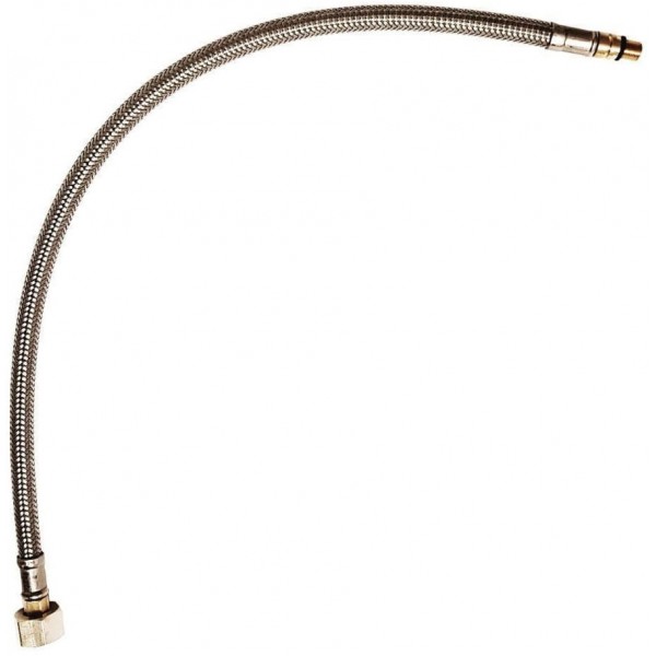 Metal hose 45cm M8x0,75 G3/8'' material: Brass Flexible hose pipe connectors Metal hose 45cm M8x0,75 G3/8'' material: Brass Flexible hose pipe connectors