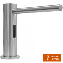 Dispenser ηλεκτρονικό, επικαθήμενο, brushed inox από inox επιφάνεια: Βουρτσισμένη, χρώμα: Χρωμέ Dispenser