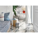 Floor tiles 120x260 Italy lucido, style: marble 1st choice rettificato surface: Glossy, hue: White/Grey Plain tiles