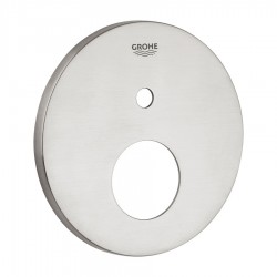 Plate for wall mounted shower tap material: Brass, color: Chrome Tap Plates