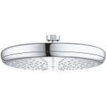 Shower head Wall-mounted / Ceiling-mounted 21x21 material: ABS, style: 1 spray, color: Chrome surface: Glossy Overhead showers