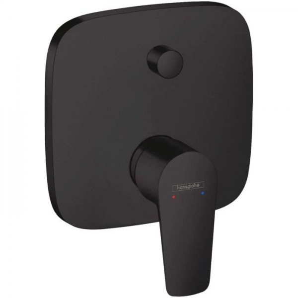 Shower tap Wall-mounted external part 2 way material: Brass mixer With plate without hand shower, hose and holder, color: Black surface: Matt Wall-mounted - external part Shower tap Wall-mounted external part 2 way material: Brass mixer With plate without hand shower, hose and holder, color: Black surface: Matt Wall-mounted - external part