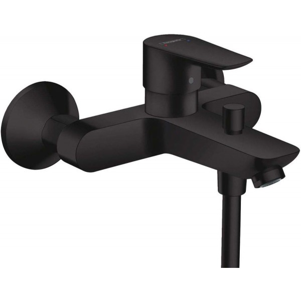Bathtub tap Wall-mounted exposed material: Brass without hand shower, hose and holder mixer, color: Black surface: Matt Wall-mouned exposed Bathtub tap Wall-mounted exposed material: Brass without hand shower, hose and holder mixer, color: Black surface: Matt Wall-mouned exposed