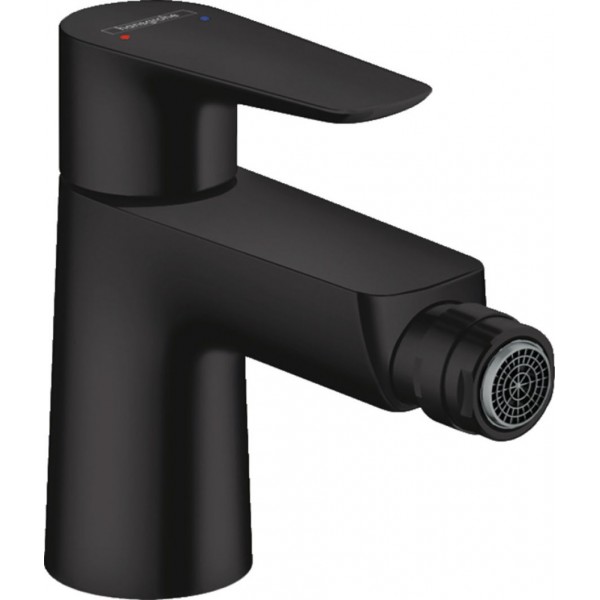 Bidet mixer material: Brass, color: Black surface: Matt Deck-mounted