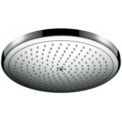 Shower head Wall-mounted / Ceiling-mounted 28x28 material: Brass, style: 1 spray EcoSmart 9 lt/min, color: Chrome surface: Glossy Overhead showers