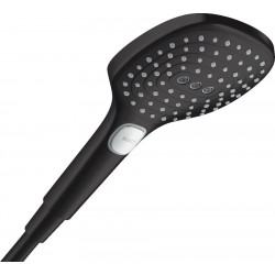 Shower head 3 jets 120, color: Black surface: Matt Hand showers