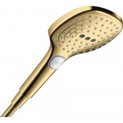 Shower head 3 jets 120, polished gold optic, color: Gold surface: Glossy Hand showers