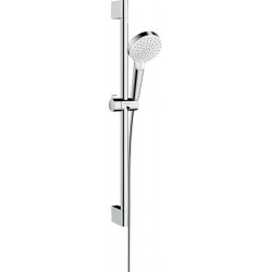 Shower slider rail 65cm material: Brass Vario with hand shower & hose, color: Chrome surface: Glossy Shower slider rails