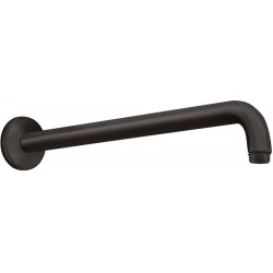Arm 38,9cm Wall-mounted material: Brass, color: Black surface: Matt Shower arms