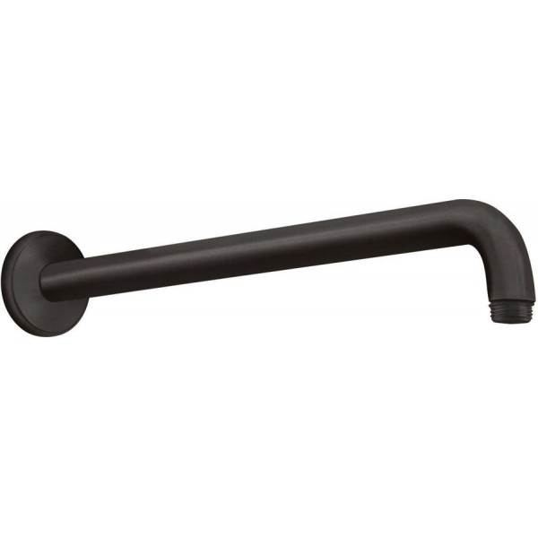 Arm 38,9cm Wall-mounted material: Brass, color: Black surface: Matt Shower arms Arm 38,9cm Wall-mounted material: Brass, color: Black surface: Matt Shower arms