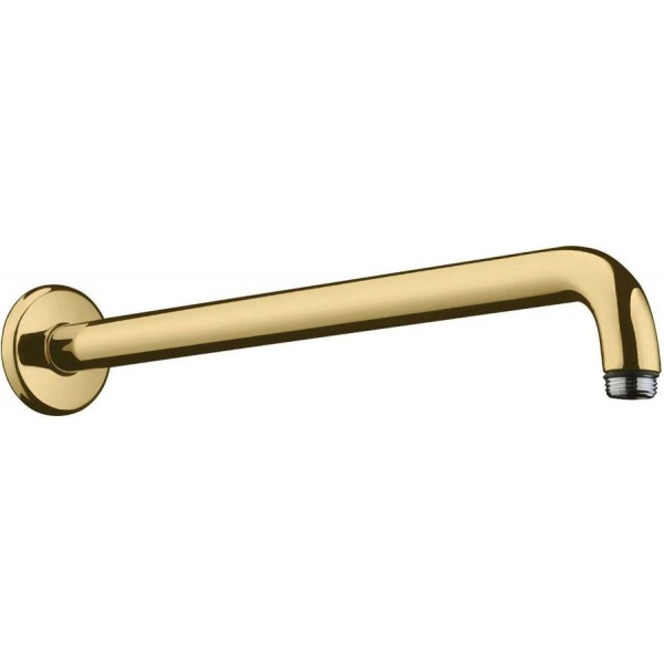 Arm 38,9cm polished gold optic Wall-mounted material: Brass, color: Gold surface: Glossy Shower arms Arm 38,9cm polished gold optic Wall-mounted material: Brass, color: Gold surface: Glossy Shower arms