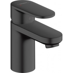Wash basin tap Deck-mounted material: Brass mixer S size Without waste 70, color: Black surface: Matt Deck-mounted