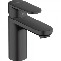 Wash basin tap Deck-mounted material: Brass mixer Without waste Μ size 100, color: Black surface: Matt