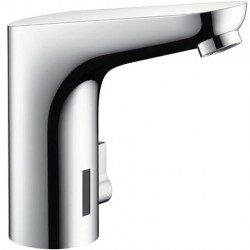 Wash basin tap Deck-mounted electronic material: Brass Without waste Μ size 130, color: Chrome surface: Glossy Deck-mounted
