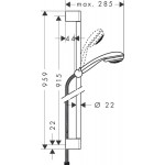 Βέργα ντους 90cm από ορείχαλκο Vario με τηλέφωνο & σπιράλ, χρώμα: Χρωμέ επιφάνεια: Γυαλιστερή Βέργες ντους Βέργα ντους 90cm από ορείχαλκο Vario με τηλέφωνο & σπιράλ, χρώμα: Χρωμέ επιφάνεια: Γυαλιστερή Βέργες ντους